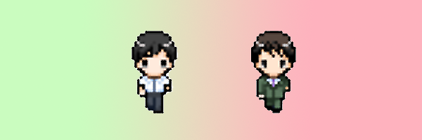 会場用広瀬先生&高里くんアバター